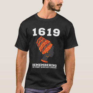 T-shirt Projet 1619 Se Souvenant Du Premier Atterrissage A