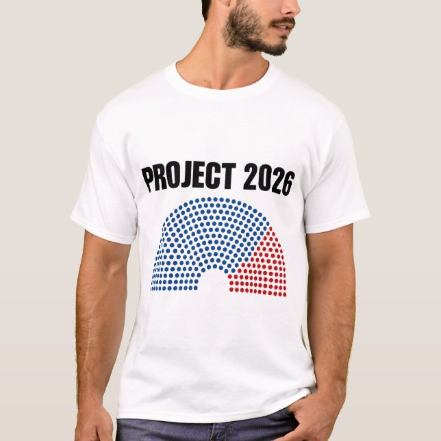 T-shirt Projet 2026- Vote Élection 2026 (Devant)