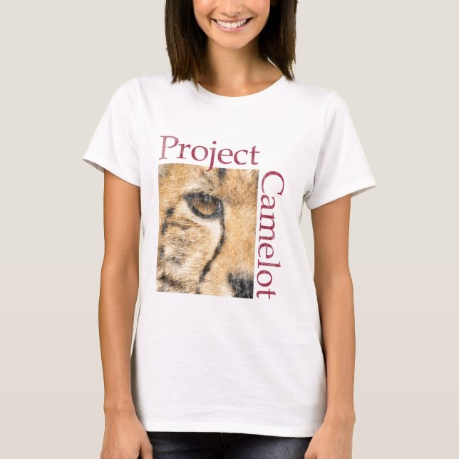 T-shirt Projet Camelot (regard patiné) (Devant)