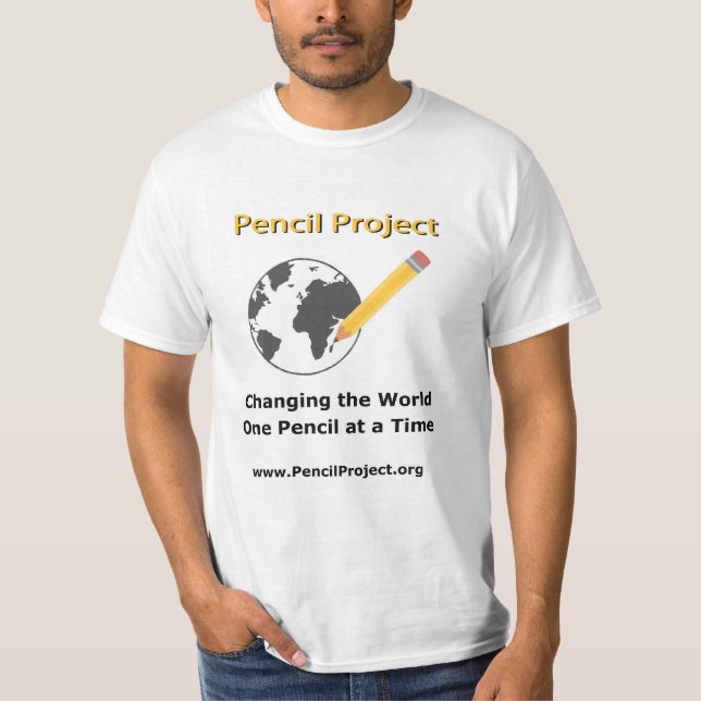 T-shirt Projet de crayon - crayons pour des enfants en (Devant)