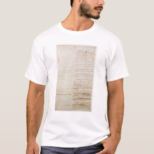 T-shirt Projet de la constitution des États-Unis