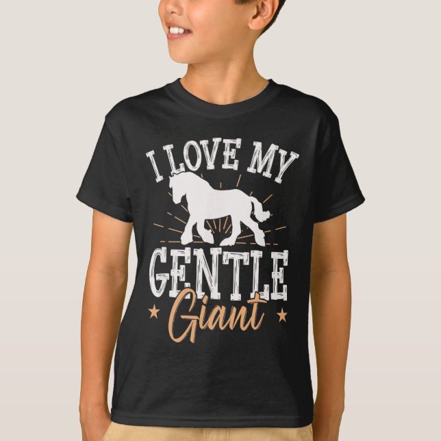 T-shirt Projet De Mème De Cheval Pour Un Pilote De Clydesd (Devant)