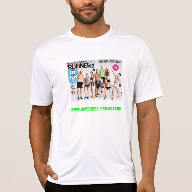 T-shirt Projet de novembre du monde du coureur (Devant)