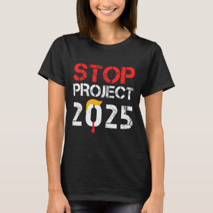 T-shirt Projet de Trump 2025 contre Trump 3