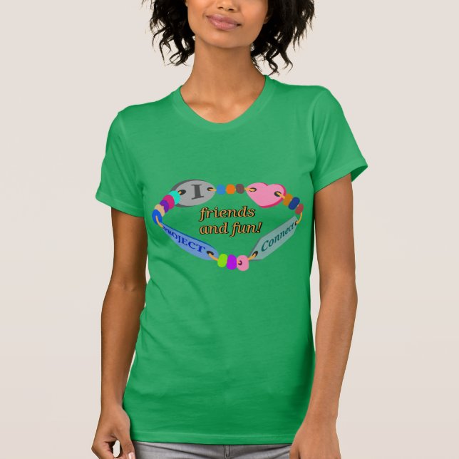 T-shirt Projet Femmes Connecter Tee - shirt intégré (Devant)