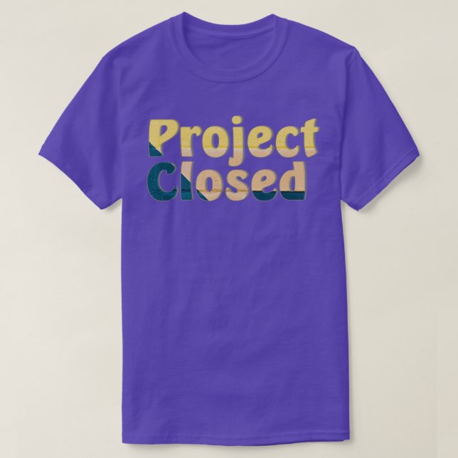 T-shirt Projet fermé (Design devant)