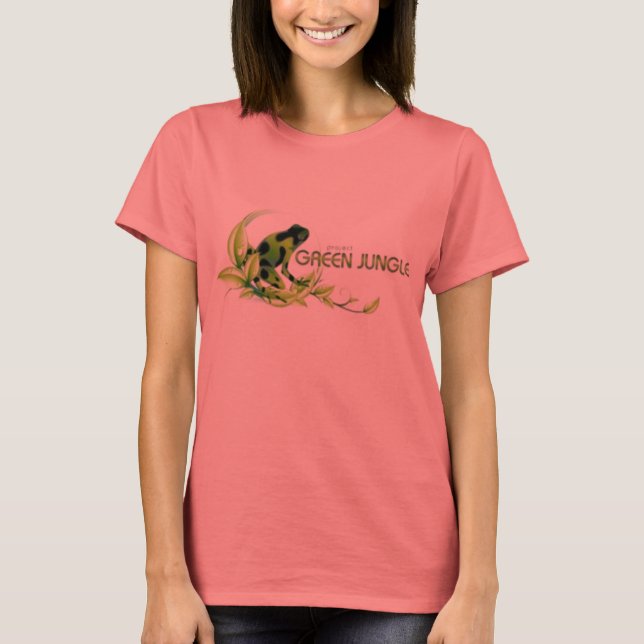 T-shirt Projet Jungle verte (Devant)