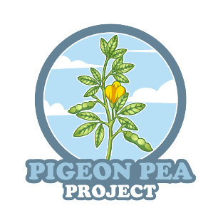T-shirt Projet Pigeon Pea : Logo de l'épaule