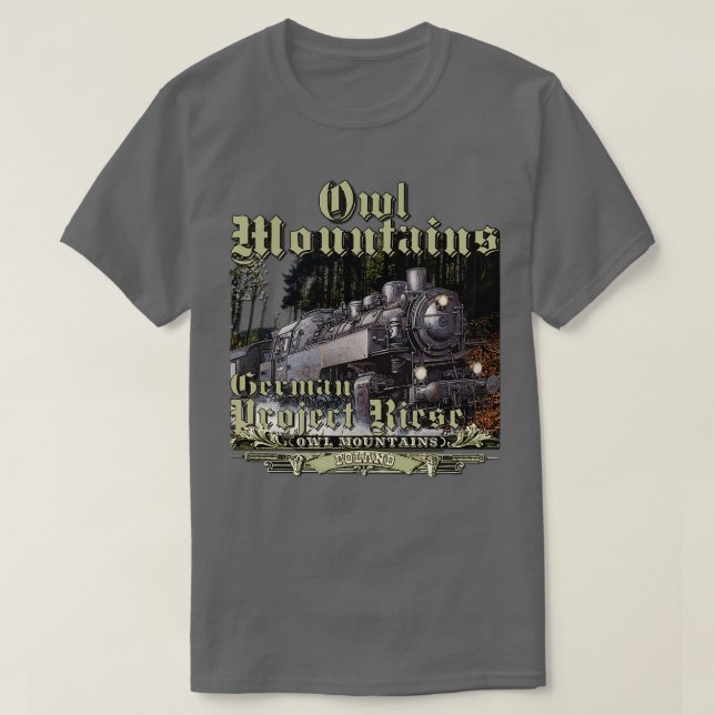 T-shirt Projet Rise Owl Mountains Pologne (Design devant)