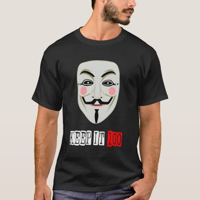 T-shirt Projet Zorgo Hacker Anonyme Conserver It 100 (Devant)