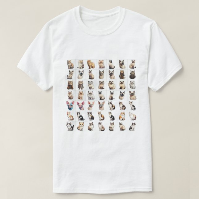 T-shirt Projets de tipi pour chat à faire soi-même (Design devant)