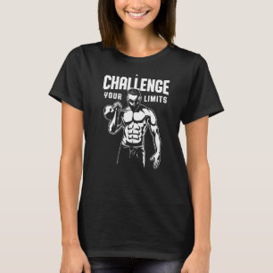 T-shirt Prolongation du banc de squat Exercice Motivationn