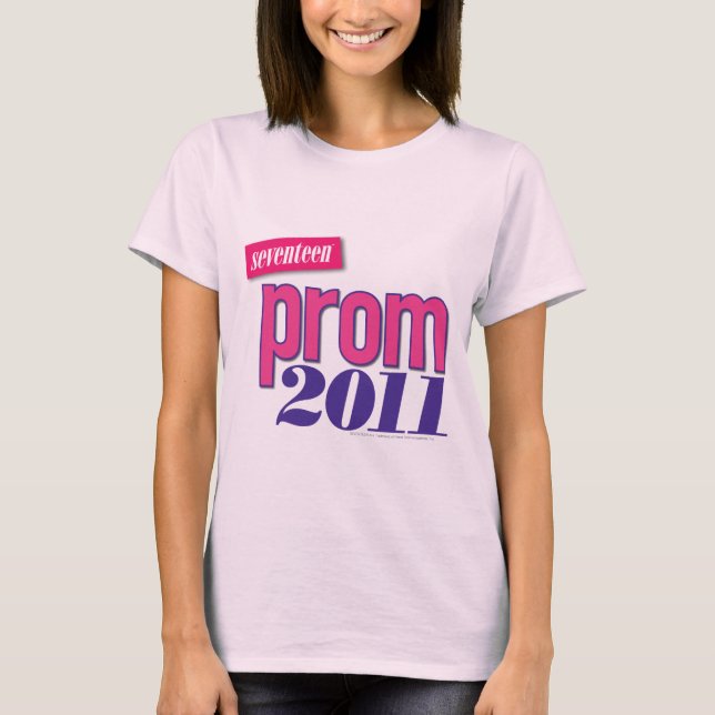 T-shirt Prom 2011 - Rose (Devant)