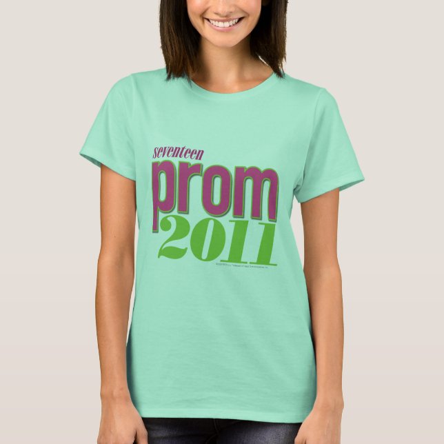 T-shirt Prom 2011 - Vert (Devant)