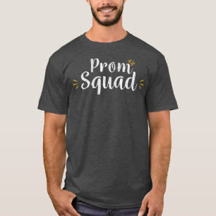 T-shirt Prom Squad pour Maman Papa Supporter