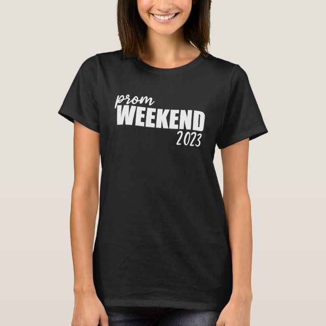 T-shirt Prom Weekend 2023 Lycée jumelés amis (Devant)