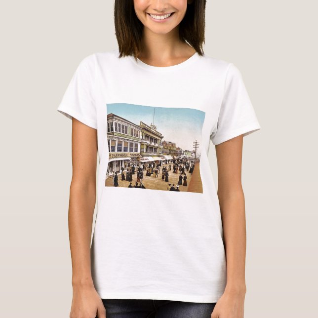 T-shirt Promenade à Atlantic City 1900 (Devant)