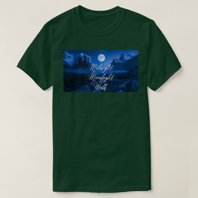 T-shirt Promenade au clair de lune de minuit114 (Design devant)
