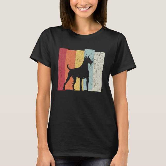 T-shirt Promenade de doberman (Devant)