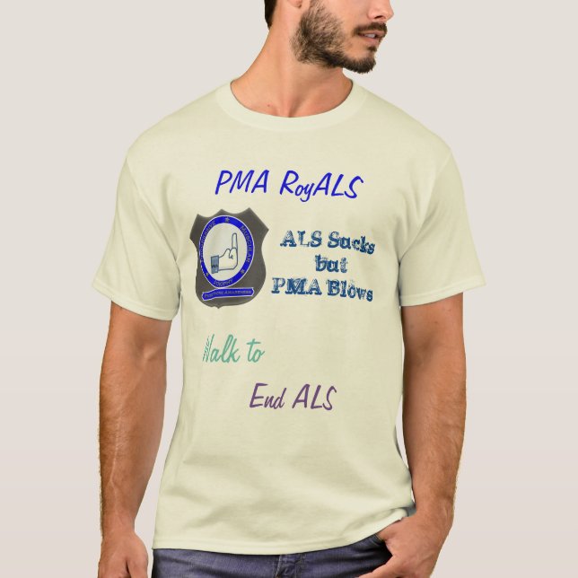 T-shirt Promenade de RoyALS de PMA pour finir le SAL (Devant)