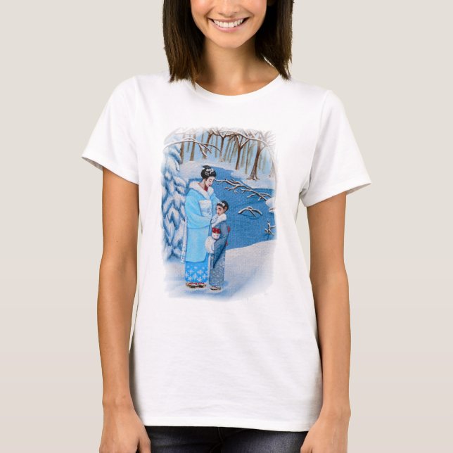 T-shirt "Promenade d'hiver" (Devant)