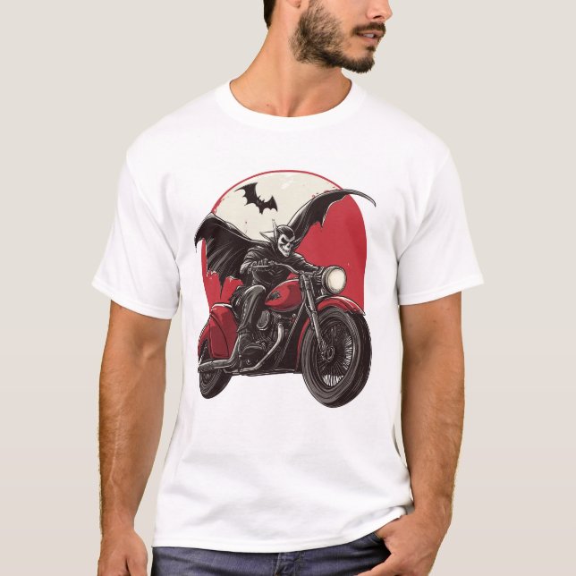 T-shirt Promenade du Vampire au Clair de Lune (Devant)
