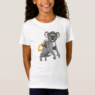 T-Shirt Promenade en jetpack de koala