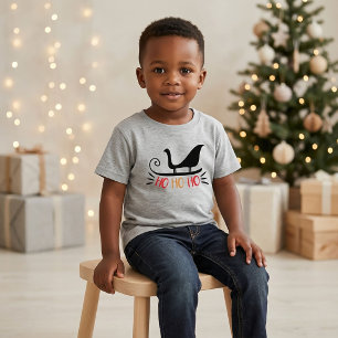 T-shirt Promenade en traîneau de Noël Ho Ho Ho