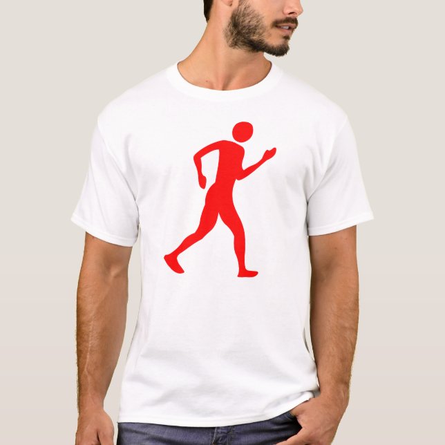 T-shirt Promenade - Rouge (Devant)
