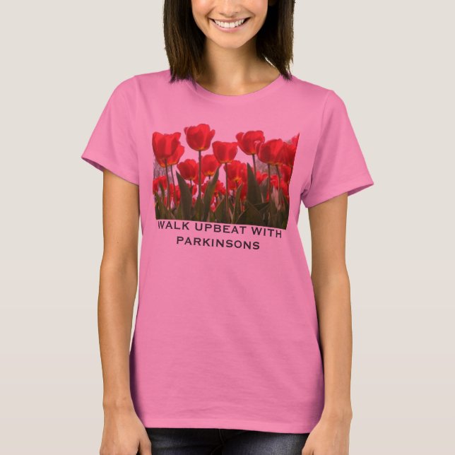 T-SHIRT PROMENER À PIED AVEC PARKINSONS (Devant)