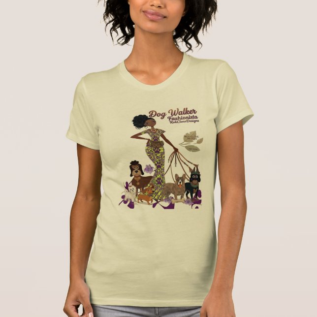 T-shirt Promeneur de chiens (Devant)