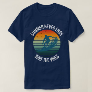 T-shirt "Promenez-vous dans la vague estivale"