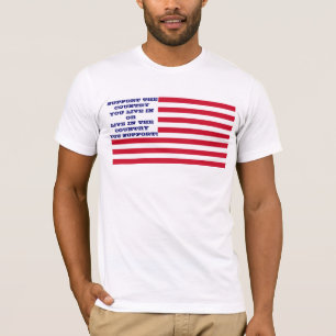 T-shirt Promesse de fidélité : Soyez avec votre nation