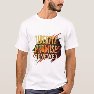 T-shirt Promesse de la liberté renouvelée - Un hommage à l