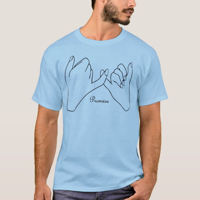 T-shirt Promesse Pinky Swear (Devant)