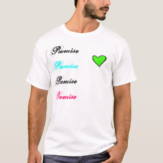 T-shirt Promesse ! Promesse ! - Coeur au néon