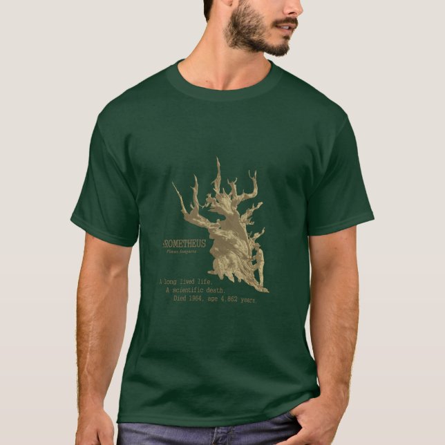 T-shirt PROMETHEUS : La mort de Scientifc d'un arbre (Devant)