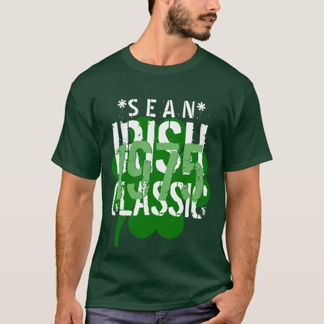 T-shirt PROMO5 1975 CLASSIQUE IRLANDAIS quarantième ou (Devant)