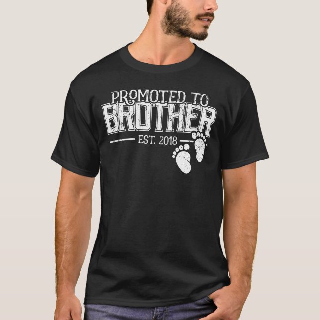 T-shirt Promoté à Brother Pregnancy Faire-part cadeau (Devant)