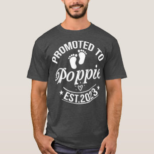 T-shirt Promoté À Poppie 2023 Grossesse Faire-part Pop