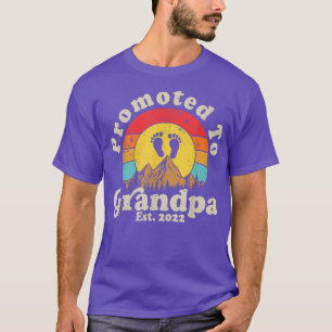 T-shirt Promoté pour Grandpa Est 2022 Hommes Vintage Premi