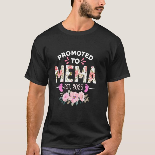 T-shirt Promoté pour Mema Est 2025 Cadeaux Femmes Bébé Ann (Devant)