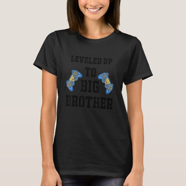 T-shirt Promoted To Big Brother 2023 Kids Boys Sibling Out (Devant)