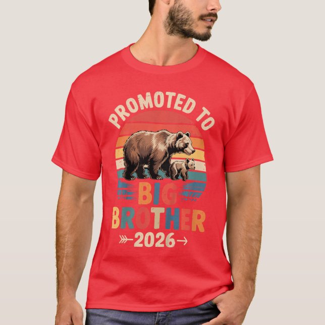 T-shirt Promoted to Big Brother 2026 retro friend (Devant)