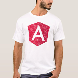 T-shirt Promoteur angulaire vintage de Javascript de JS