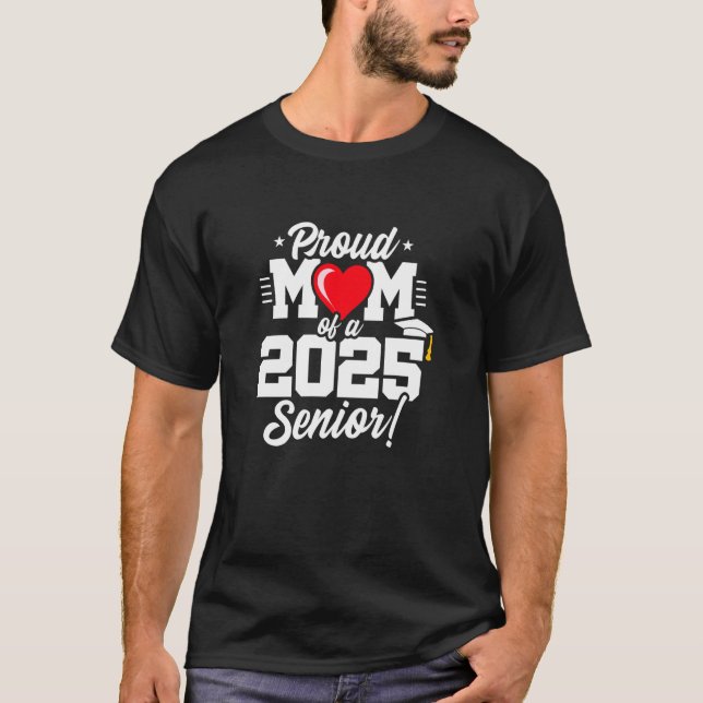 T-shirt Promotion 2025 - Terminale - Maman fière - Termina (Devant)