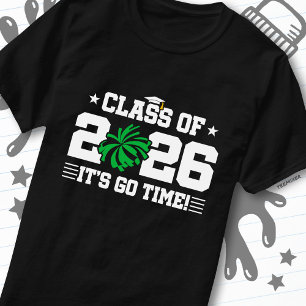 T-shirt Promotion 2026 Green Cheer Graduation C'est Parti