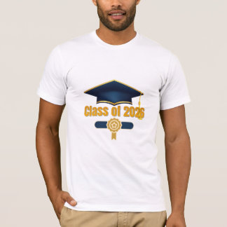 T-shirt Promotion 2026 – Typographie de remise de diplômes