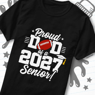 T-shirt Promotion 2027 Père Fier de la Remise des Diplômes