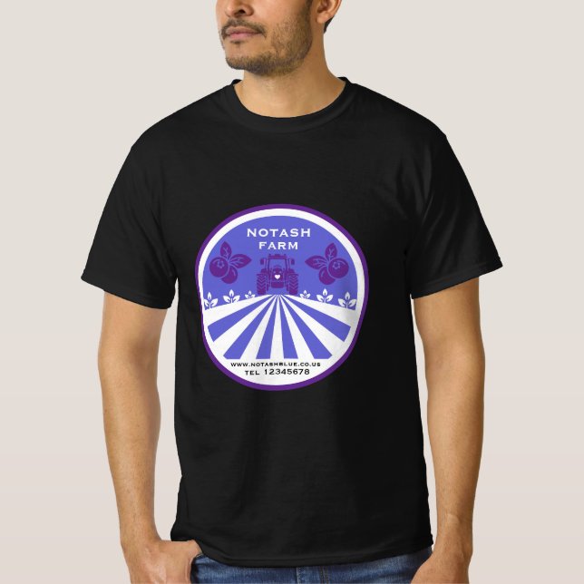 T-shirt Promotion U-Pick Blueberry Farm (Devant)